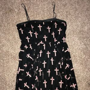 Flower cross sundress